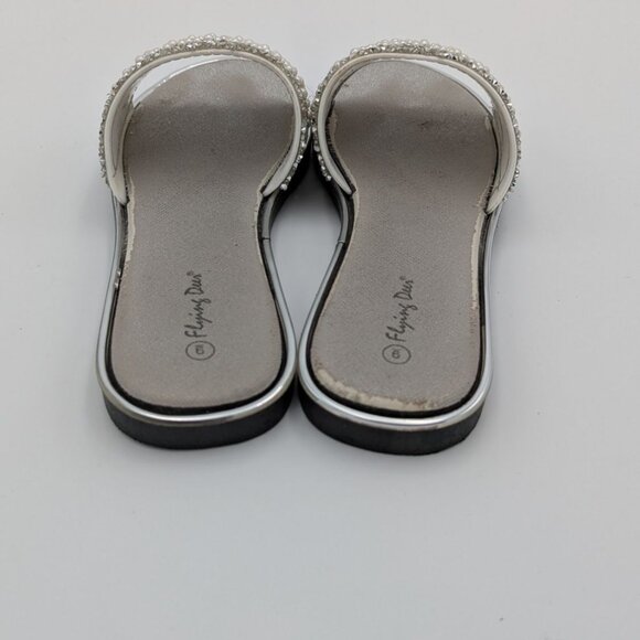 Flying Deer Women's Slides Sandals Size 9 with Glitter and Ornaments Casual - Picture 6 of 8